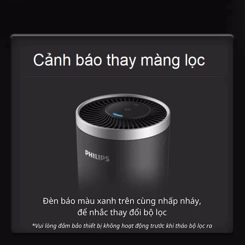 Máy khử mùi, lọc không khí dạng cốc thương hiệu Hà Lan cao cấp Philips S3601 Và S3602 - Hàng Nhập Khẩu