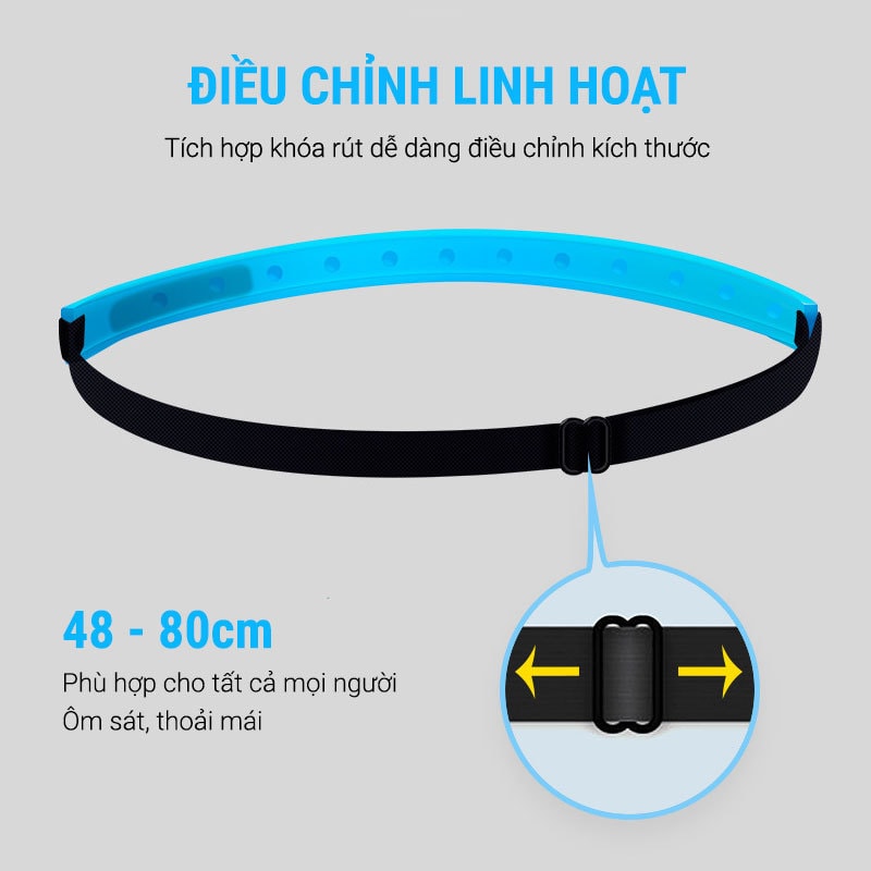 Dây Chặn Mồ Hôi Silicon Sweat Headband Aonijie E4088 - Nhỏ Gọn