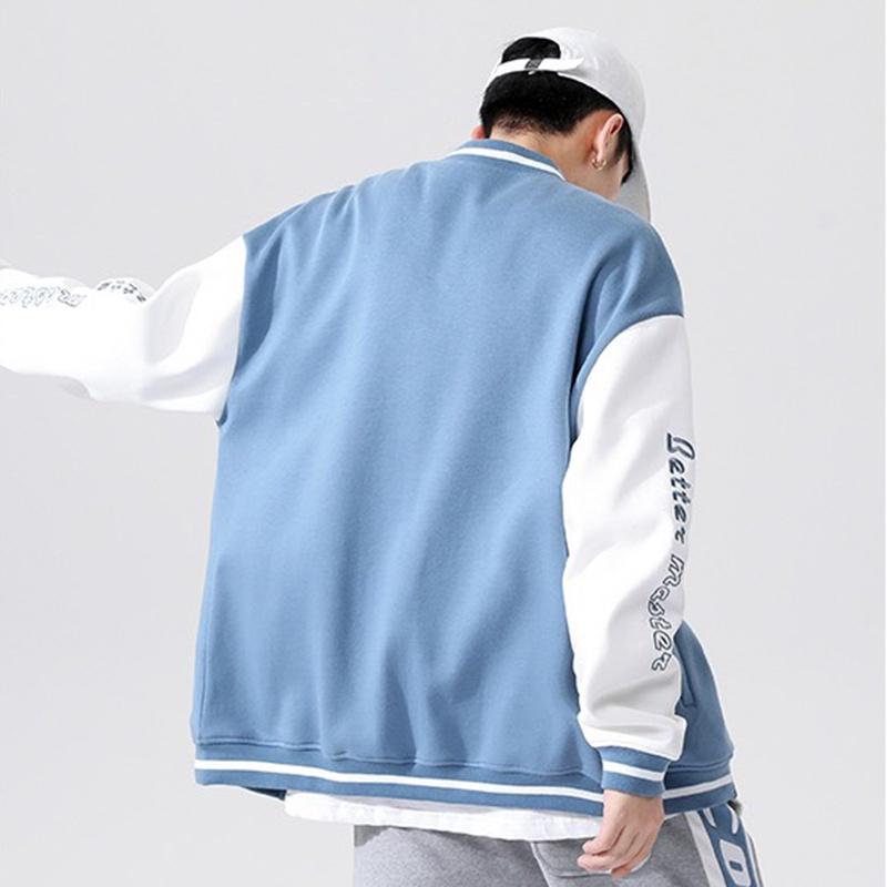 Áo Khoác Bomber Nam Nữ Unisex Phối Tay Trắng In Chữ Form Rộng Thời Trang Zenkonu AO KHOAC NAM 047V1