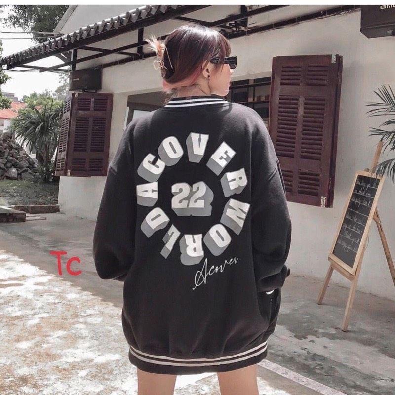 Áo Khoác Bomber Nỉ Sành Điệu Acover Knn28