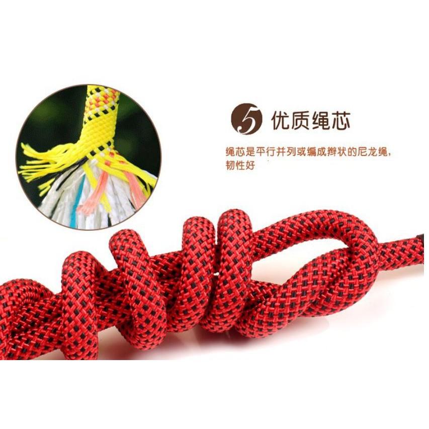Dây dắt chó bằng dù móc đồng chó lớn không trơn trượt