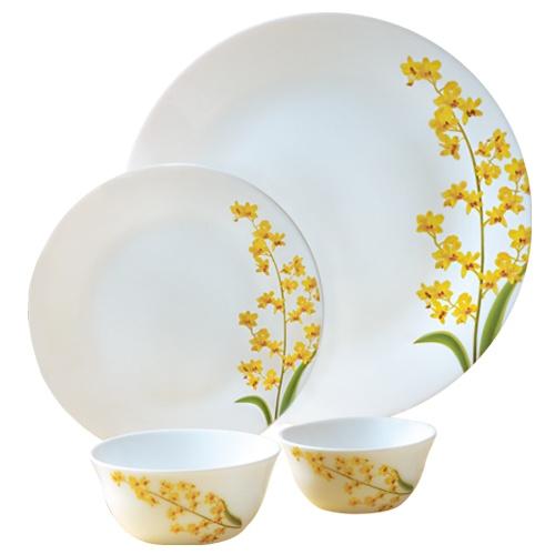 Bộ 6 chén cơm thủy tinh Diva Ivory Y.G - Hàng nhập khẩu