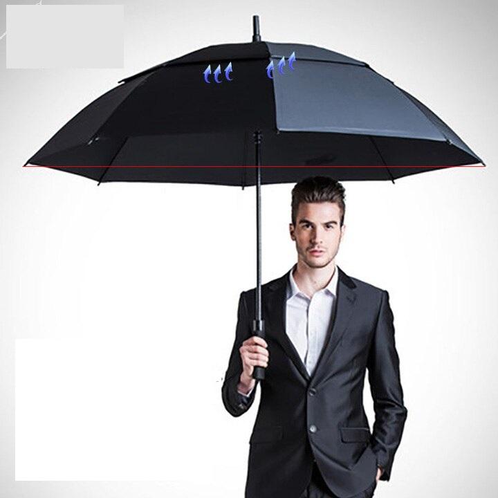 Ô Dù Cán Thẳng 2 Tầng - Ô Golf 2 Tầng Chống Tia Uv Đường Kính 145Cm - Nhiều Màu - Xanh Navy