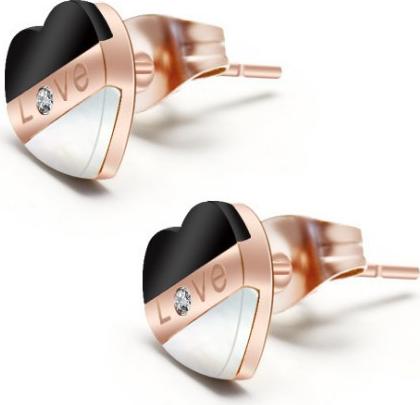 Bông Tai Trái Tim Love Titan Không Gỉ TT 1888