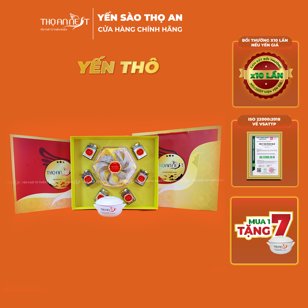 100 gram yến thô nguyên tổ còn lông - Yến Sào Thọ An