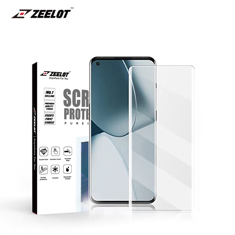 Dán Cường Lực dành cho OnePlus 10 Pro 5G Loca UV Zeelot PureGlass 3D Clear - Hàng Chính Hãng