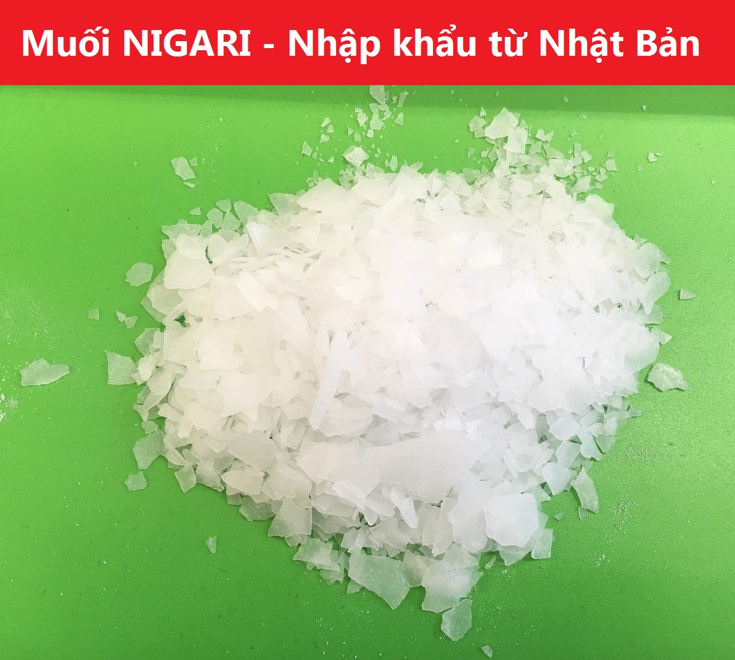 Muối NIGARI Nhật Bản 1kg làm đậu hũ đông nhanh ngon béo