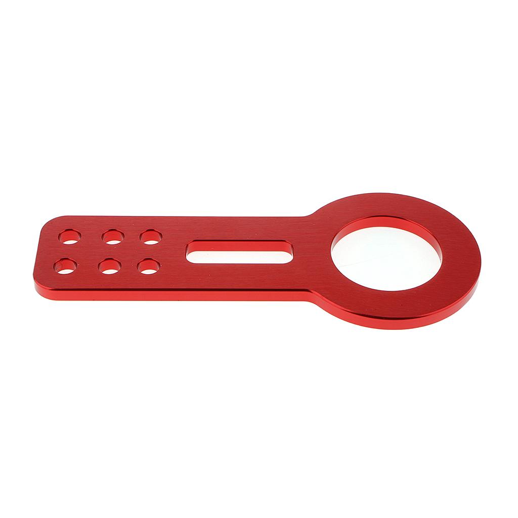 Aluminum Alloy Racing Tow Hook Rear Towing Bar Hook for Car Truck SUV Red