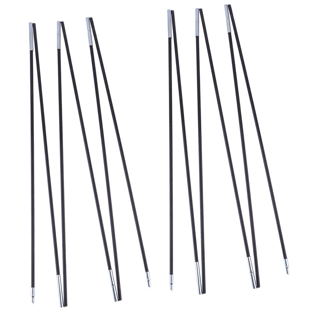 2x2Pcs Tent Poles Support Replacement Accessory for Camping Hiking