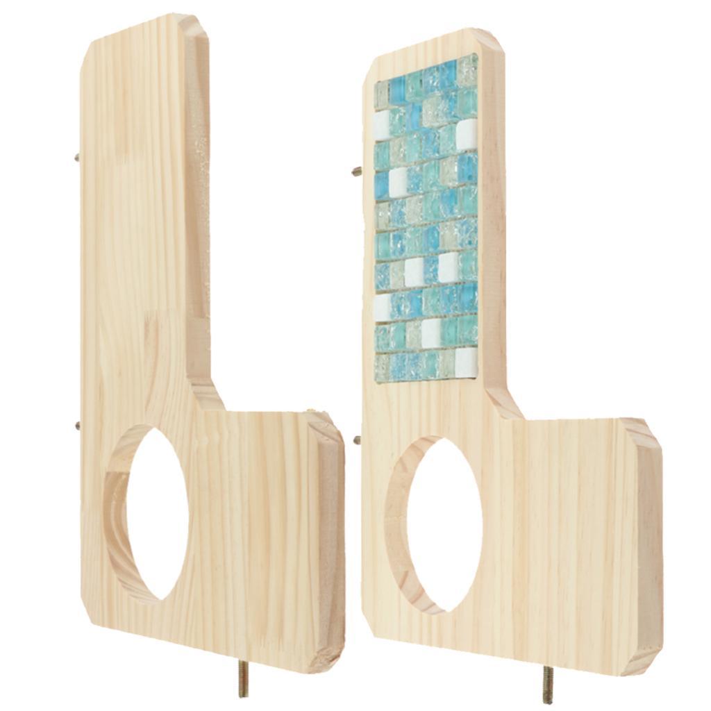 Hamster Wooden Stand Platform Hamster Cage Accessories for Small Pet