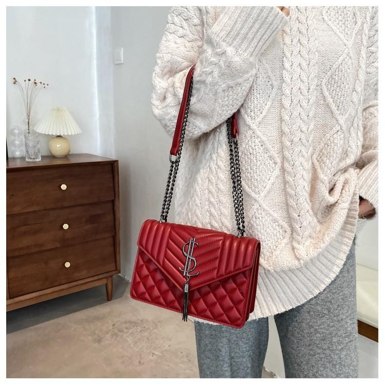 Túi đeo chéo nữ, giỏ đeo chéo nữ phong cách hàn quốc, chất liệu da PU cao cấp size 21