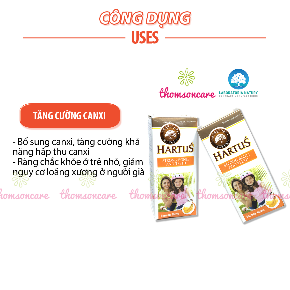 Canxi Hartus và Lineabon - Bộ đôi bổ sung calci, vitamin D3 K2 cho bé từ sơ sinh - Nhập khẩu từ Châu Âu