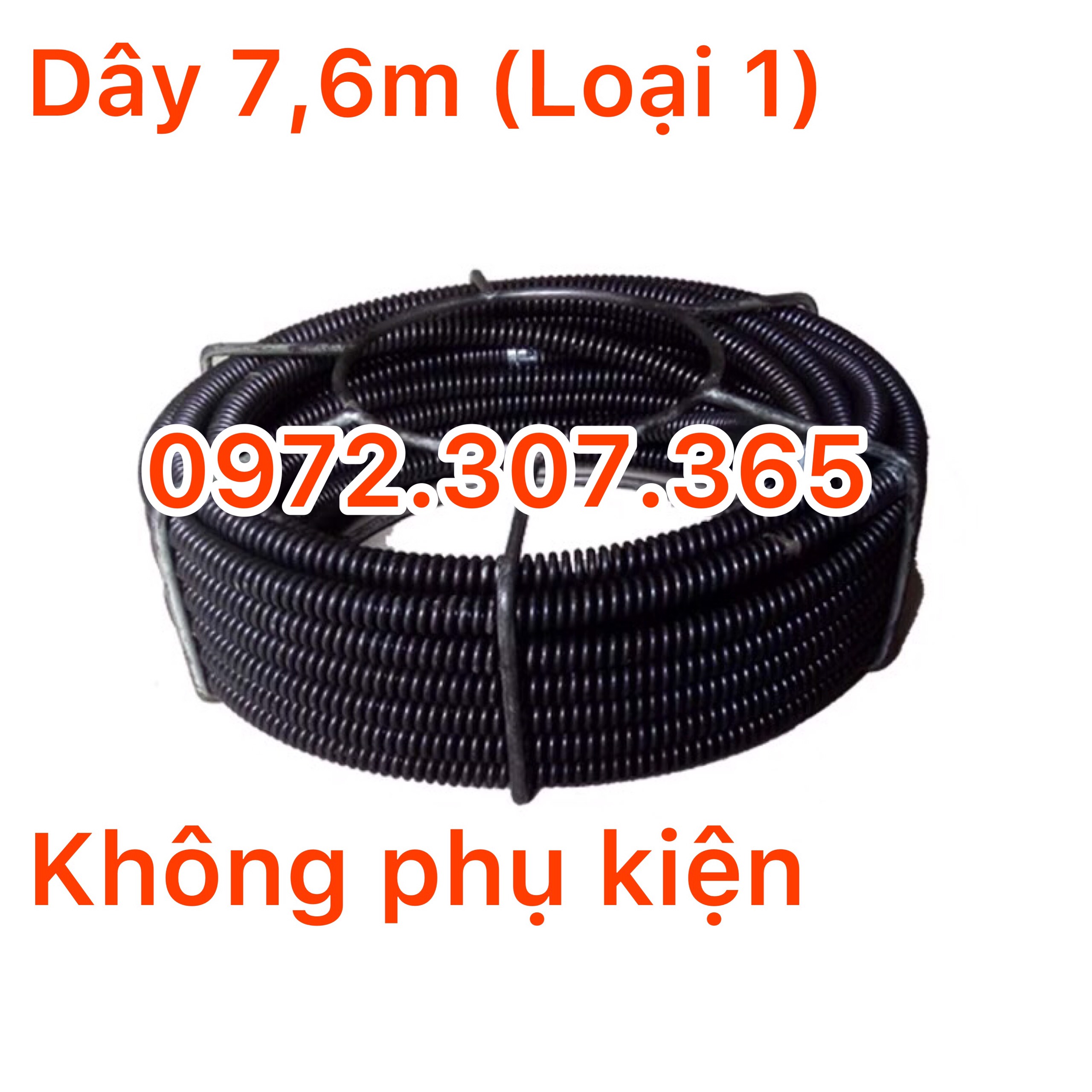 Dây thông tắc lò xo phi 16 . Được làm bằng Chất liệu thép Mangar siêu bền