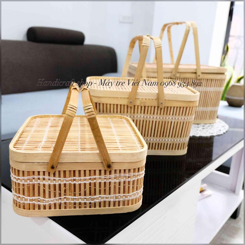 Giỏ Tre - Giỏ Picnic - Dã Ngoại - Thân Thiện Môi Trường