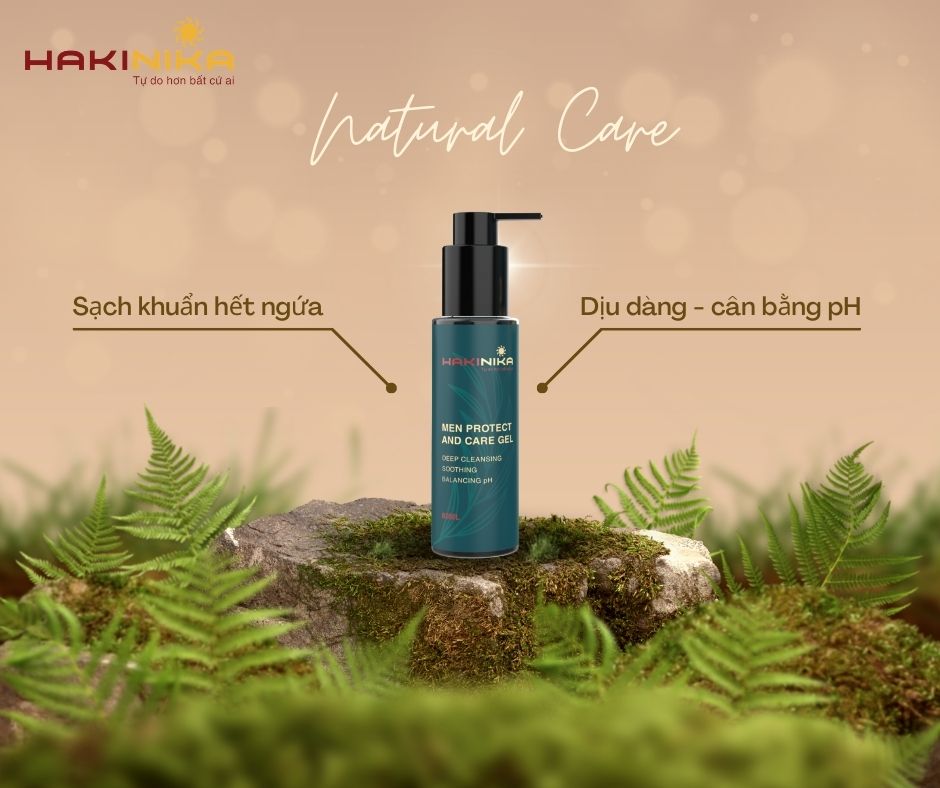 Dung dịch vệ sinh nam khử mùi hôi, kháng viêm, ngừa nấm HAKINIKA Men protect and care gel - LH004