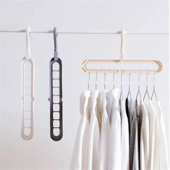 Combo 5 móc treo quần áo 9 lỗ đa năng