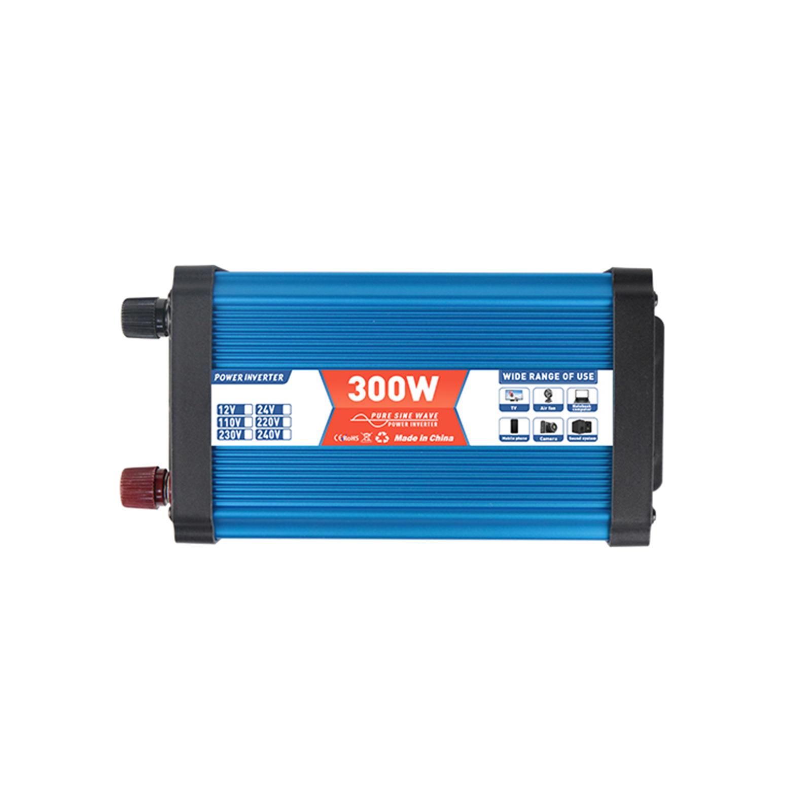 Solar Power Inverter Sine Wave Power Inverter 500W DC 12V to AC 100V-120V Dual USB Port with Digital Display