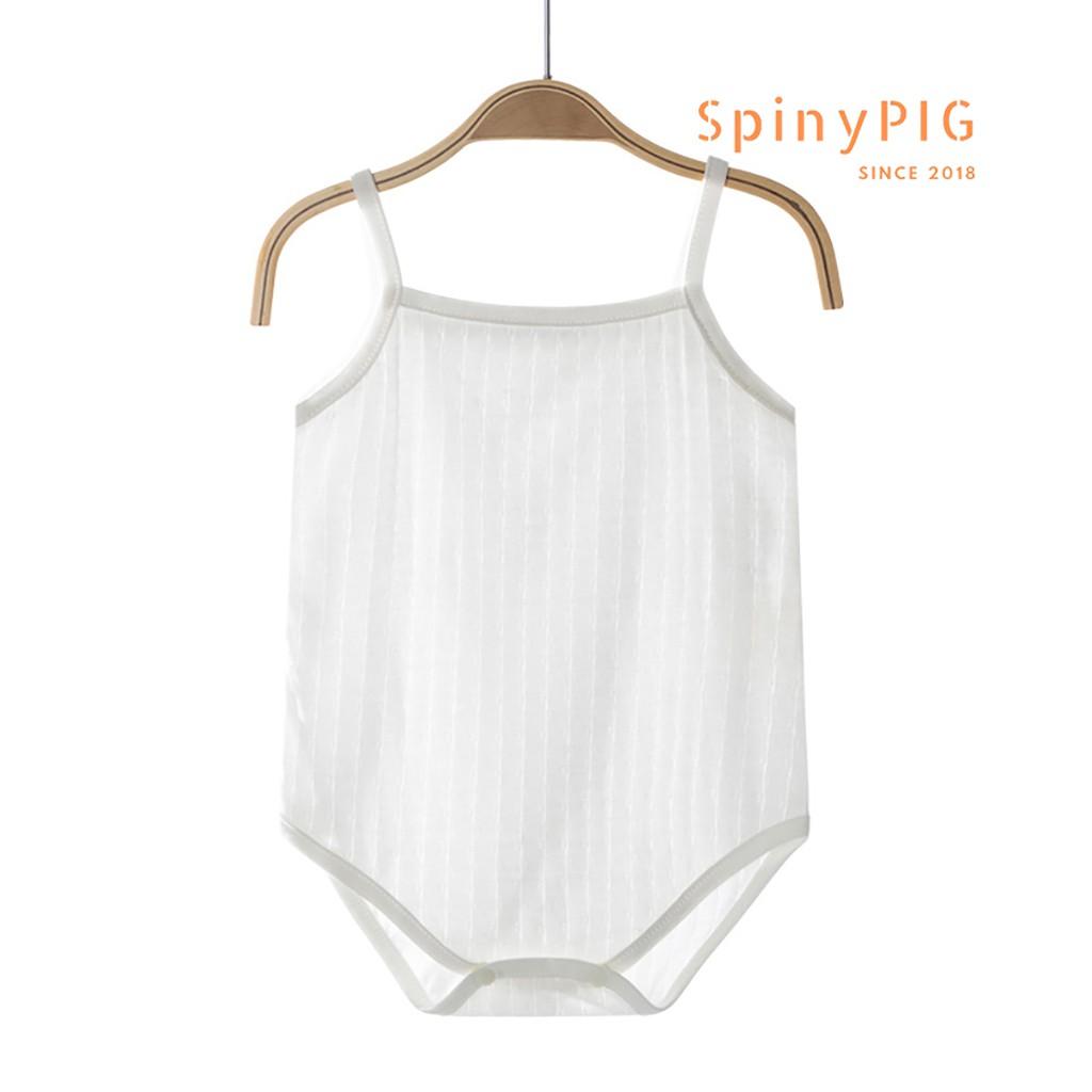 Bộ body 2 dây cho bé 0-2 tuổi 100% cotton bề mặt lỗ khí cực thoáng mát