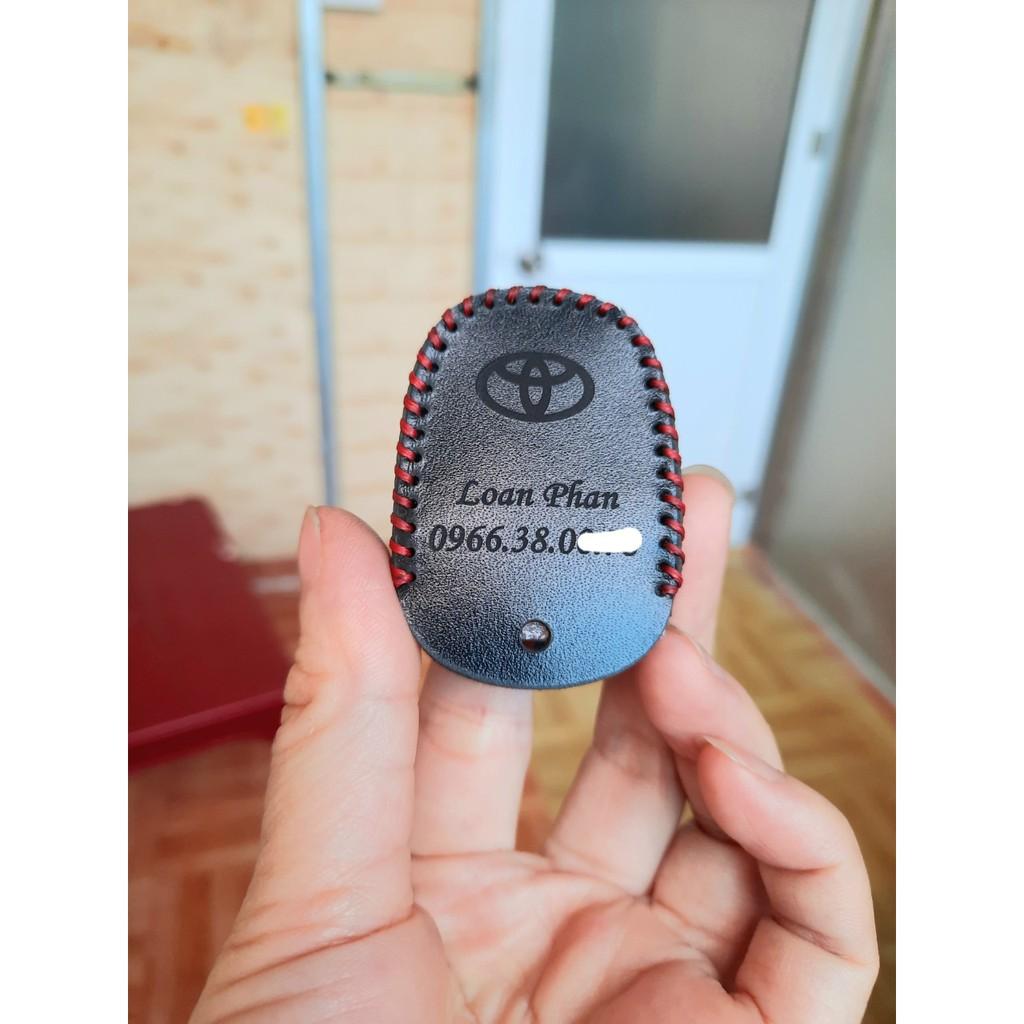 Bao Da Chìa Khóa ô tô MERCEDES - Da thật cao cấp - Khắc tên &sđt chủ xe - Giá tận xưởng