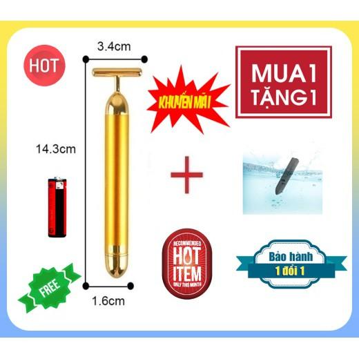 (Combo 02 Bút) Mát Xa Rung Cầm Tay Mát Xa Mát Mạnh Pin Sạc 102 Cao Cấp 11 Chế Độ FMA1072