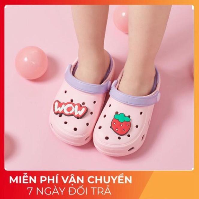 Cho Bé Sục trẻ em siêu nhẹ dép sục cho bé mùa hè cho bé chống trơn trượt,siêu nhẹ và mềm dép cho bé 1 tuổi đến 6 tuổi