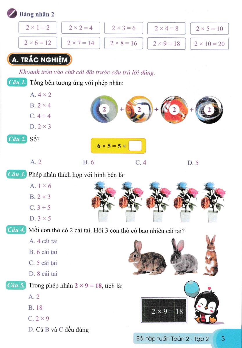 Bài Tập Tuần Toán 2 - Tập 2 - ND