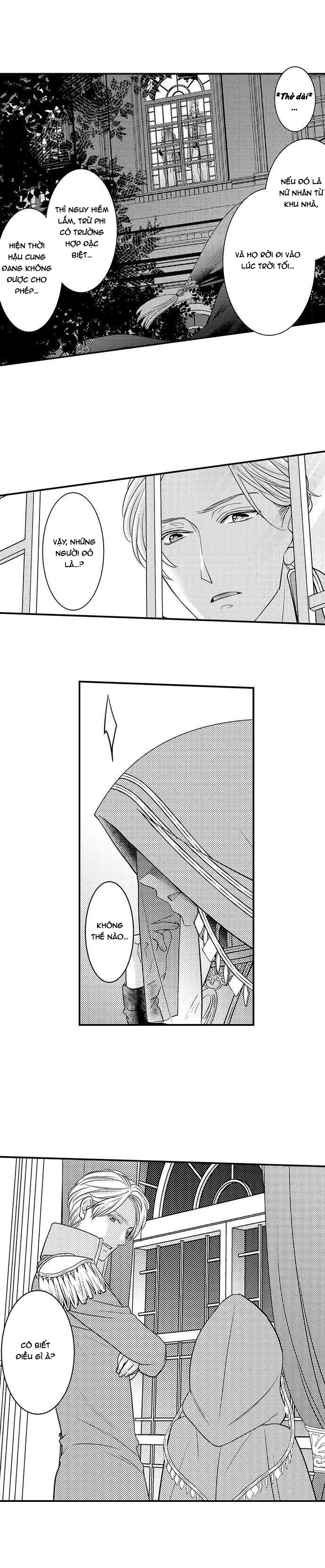 chuyển sinh vào thế giới khác ~ nếu muốn trở thành nữ hoàng hãy tìm cách để được hoàng đế sủng ái vào ban đêm chapter 21.2 5