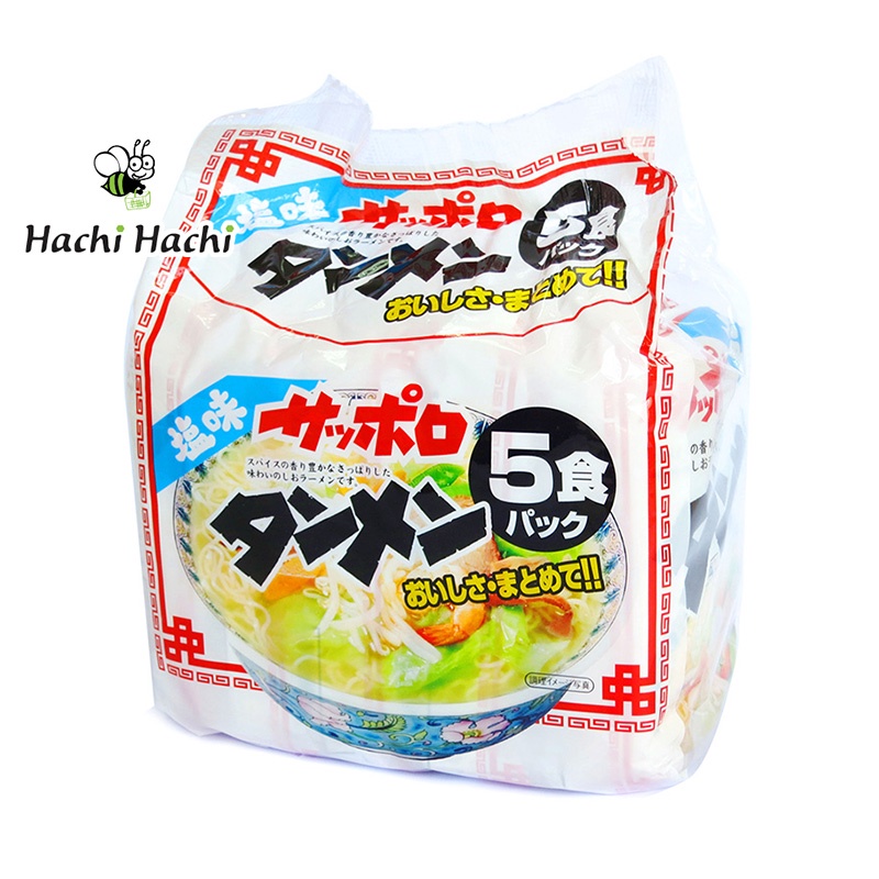 Mì Ramen ăn liền vị muối 415g (83g x 5 gói)