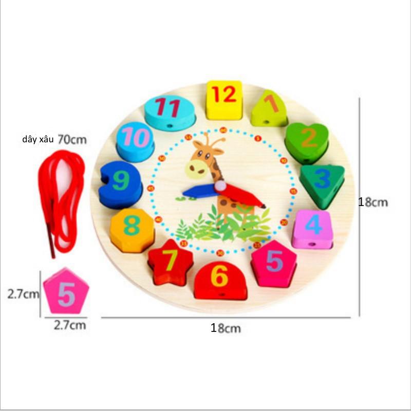 Combo 9 Món Đồ Chơi Gỗ Cho Bé Phát Triển Trí Tuệ - Miễn Phí Vận Chuyển