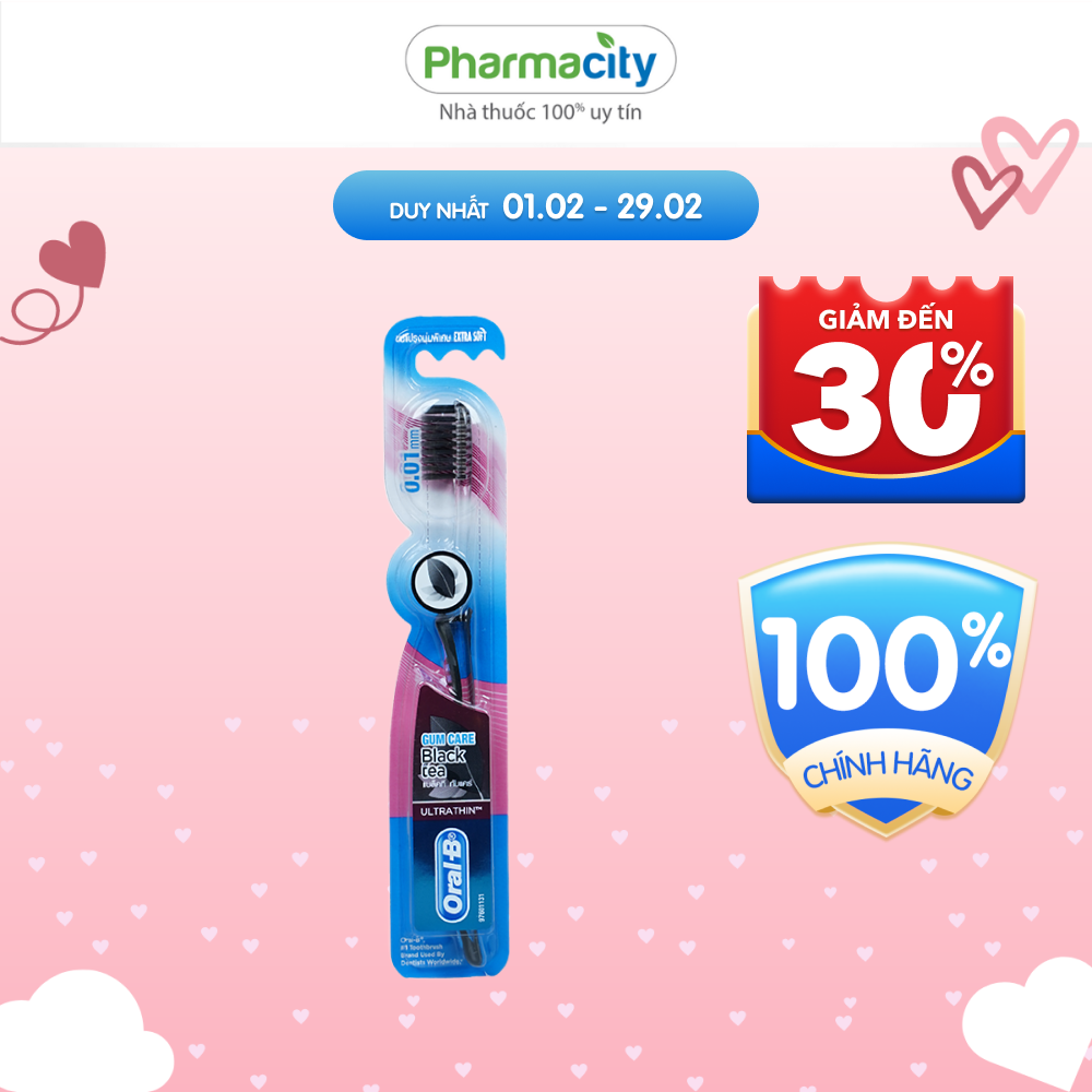 Bàn chải đánh răng tinh chất trà đen Oral-B