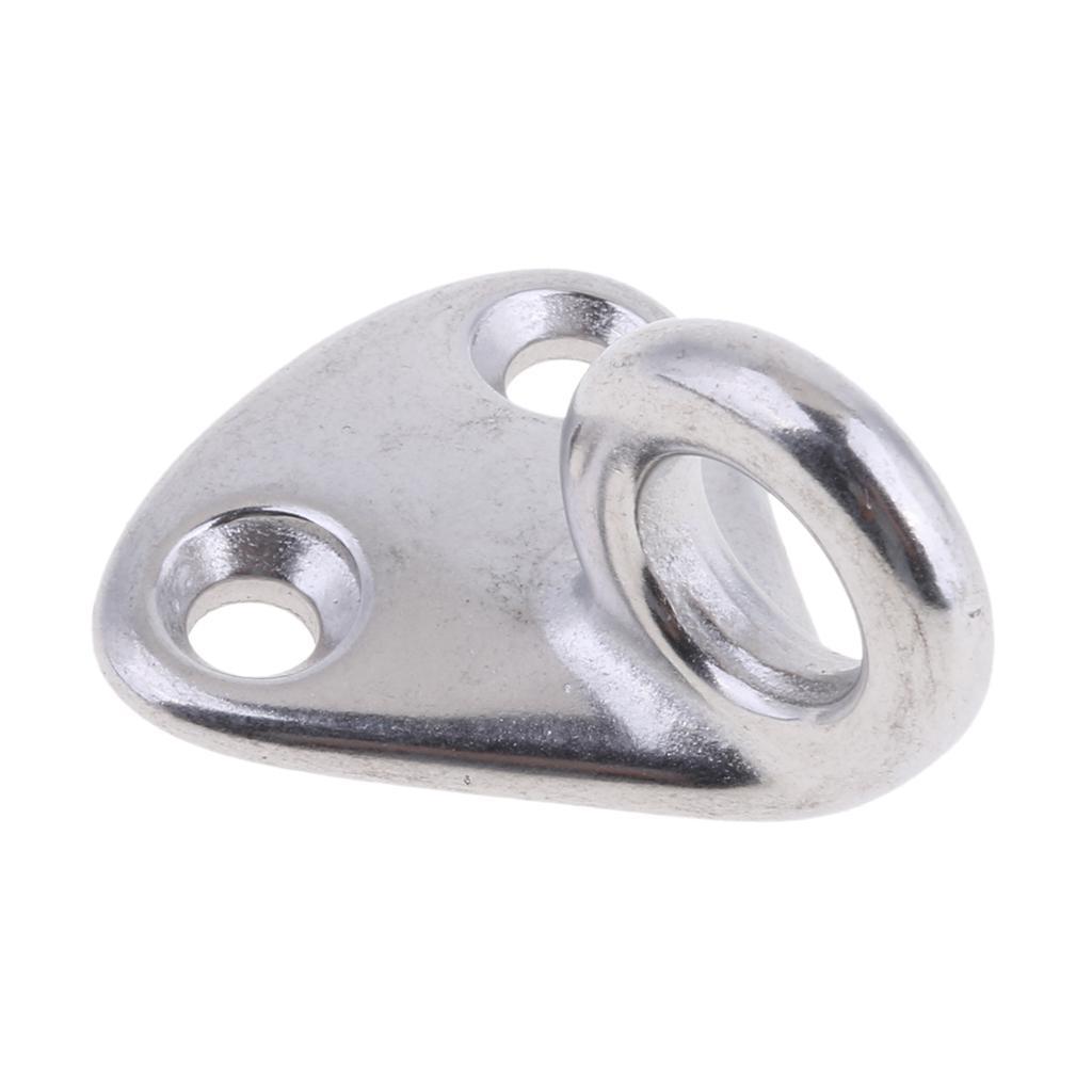 Heavy Duty Stainless Steel Hook Eye Plate Cable Rope Chain Boat