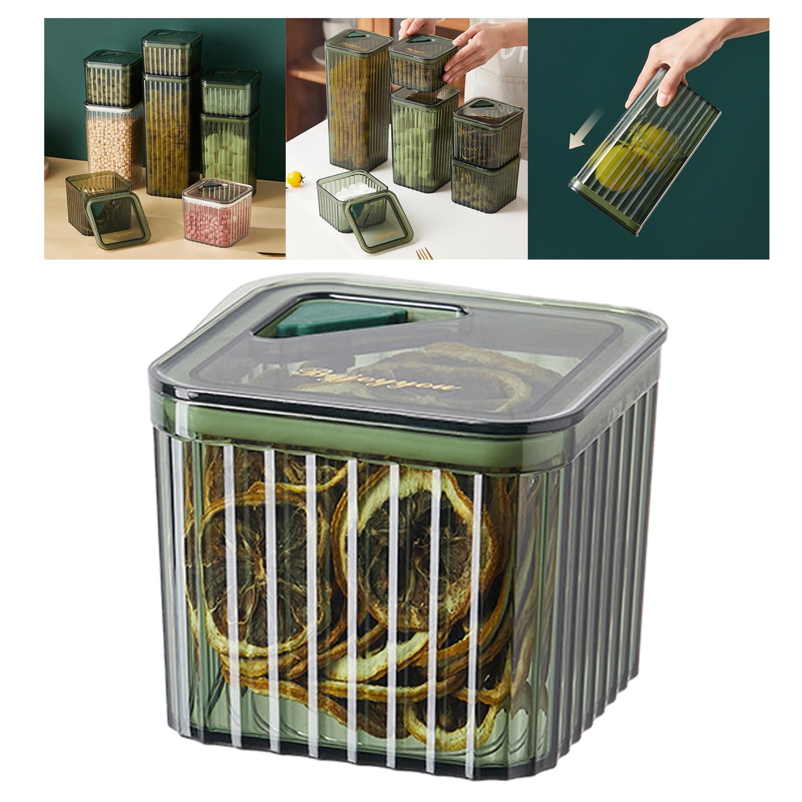 Airtight Food Storage Containers Pantry Organizer Box for Cabinet Baking Supplies