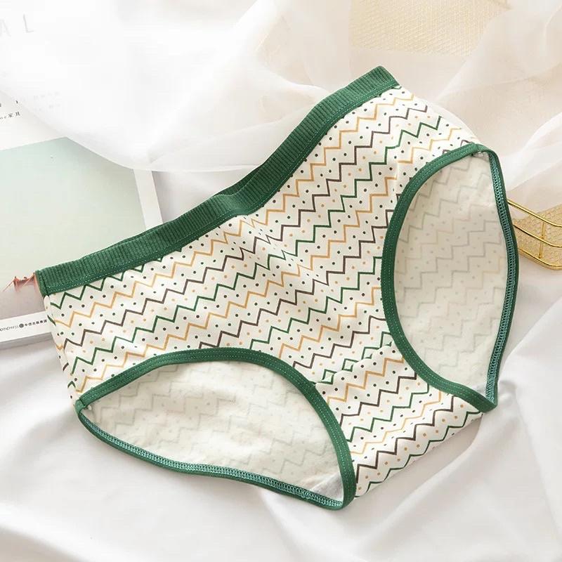 Quần Lót Nữ Cotton Siêu Thoáng Nâng Mông Gấu Xanh QL05