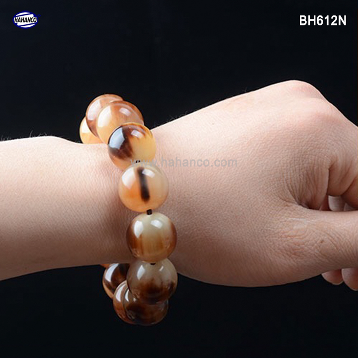 Vòng Tay sừng giúp tĩnh tâm BH612 - Sức Khỏe Bình An - may mắn - Tài Lộc - độc lạ
