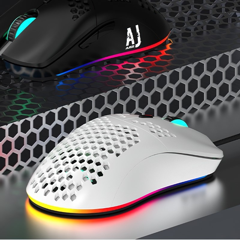 Chuột Led RGB 6400 DPI Gaming Mouse J900