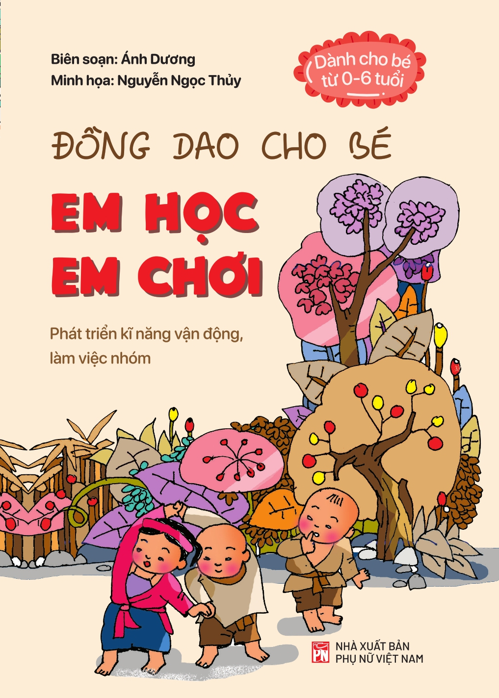 Combo-Đồng dao cho bé: Em học em chơi + Thiên nhiên quanh ta