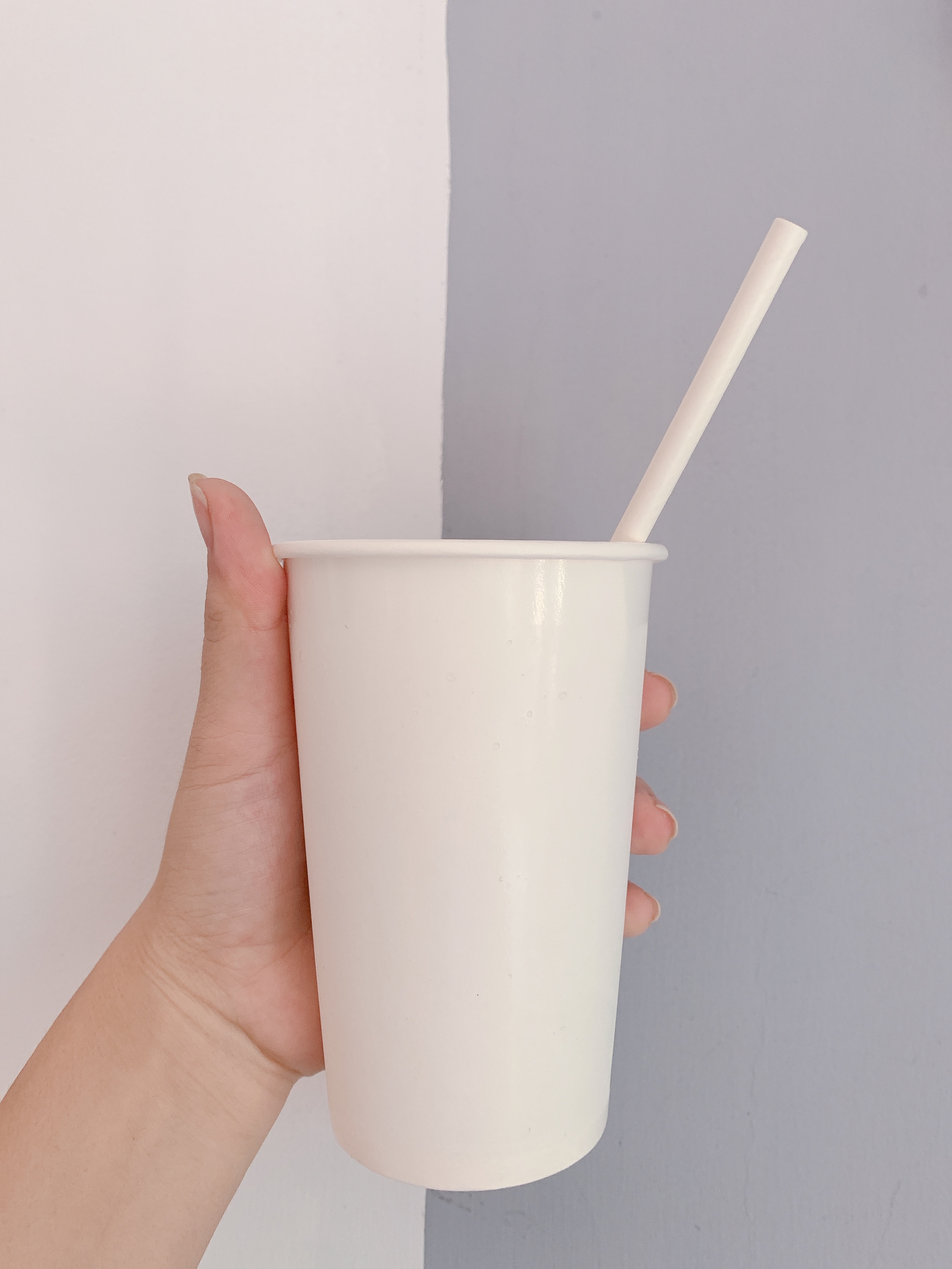 0,5 kg ống hút giấy Clean Paper Straw kích thước 6mm x 197mm màu trắng dùng cho cà phê, nước ép, nước dừa..... ( ~435 ống)