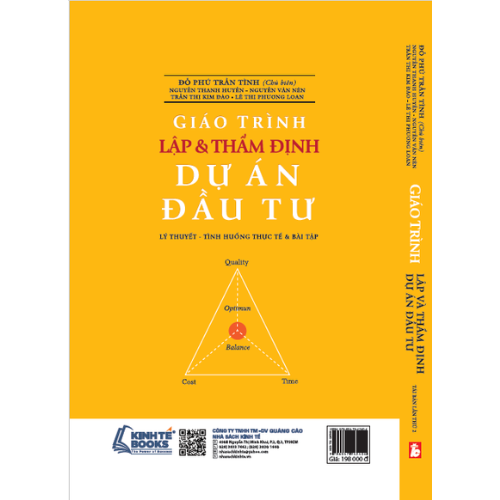 Giáo Trình Lập Và Thẩm Định Dự Án Đầu Tư ( Lý Thuyết - Tình Huống Thực Tế Và Bài Tập )