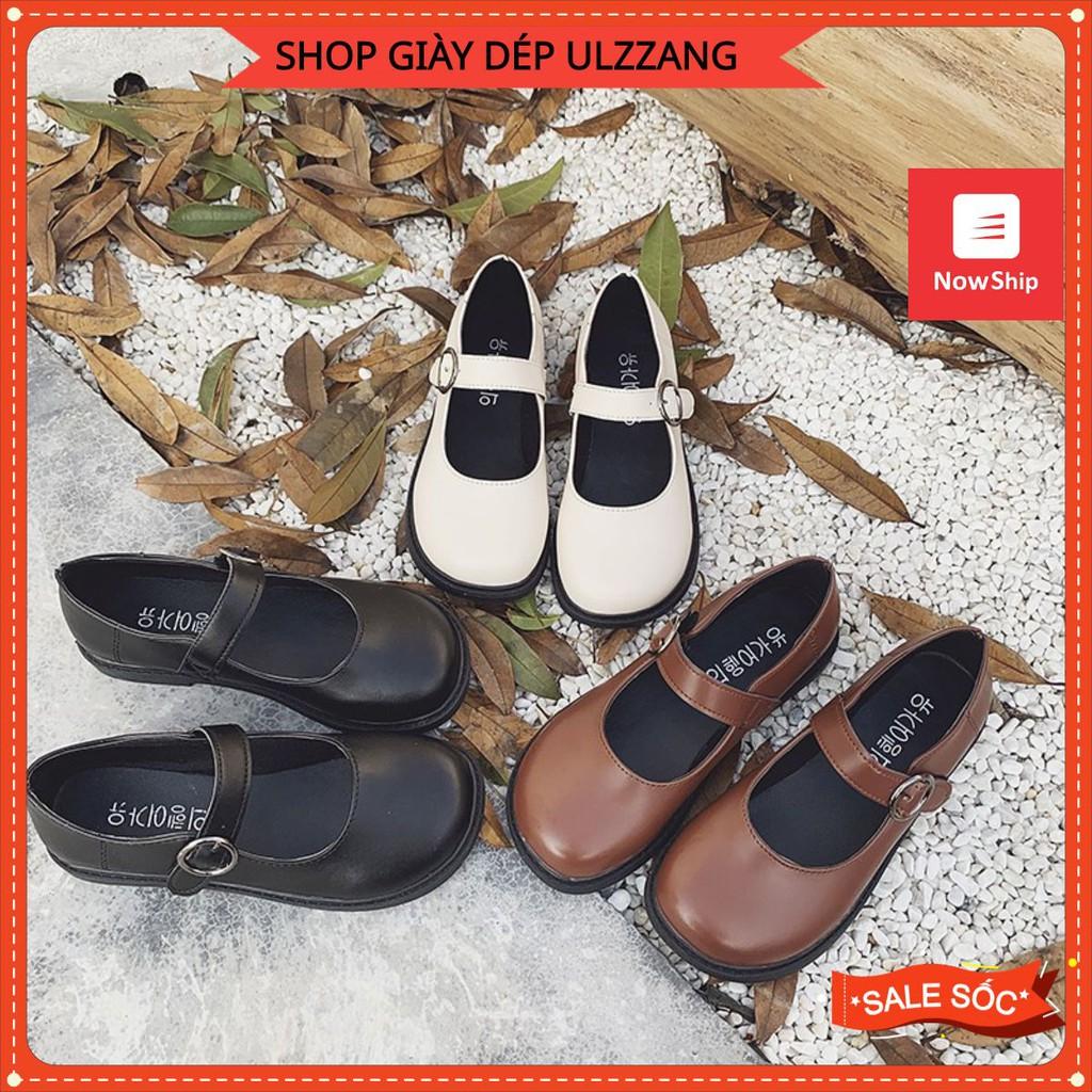 Giày Mary Janes ba màu