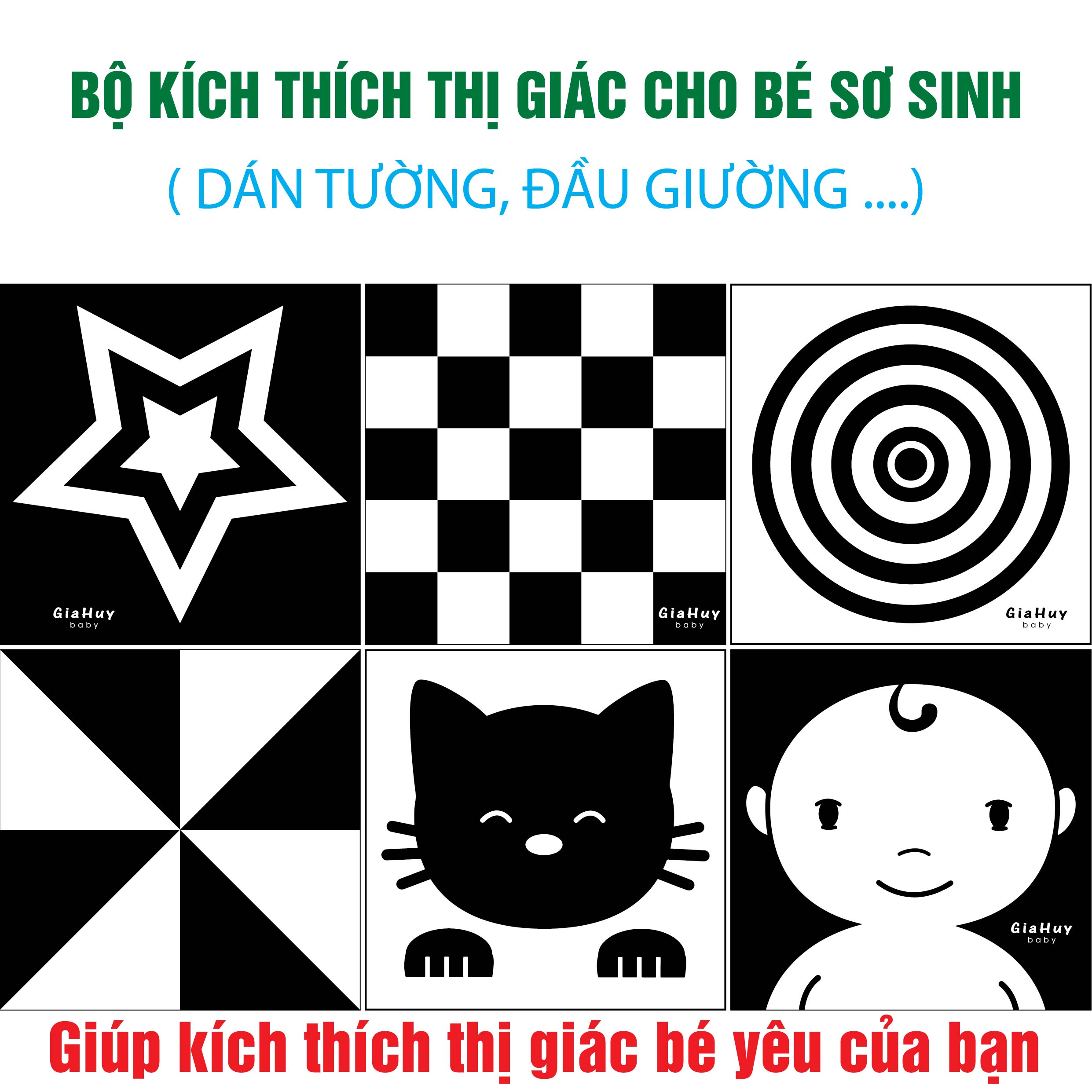 Bộ kích thích thị giác cho bé