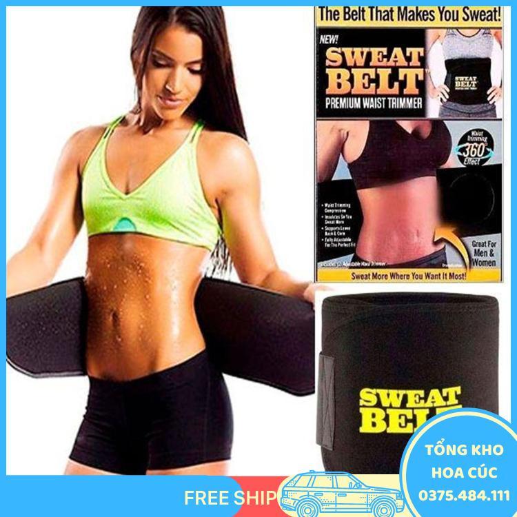 Đai Quấn Nóng Tan Mỡ Bụng Sweat Belt  - Vận Chuyển Miễn Phí Toàn Quốc