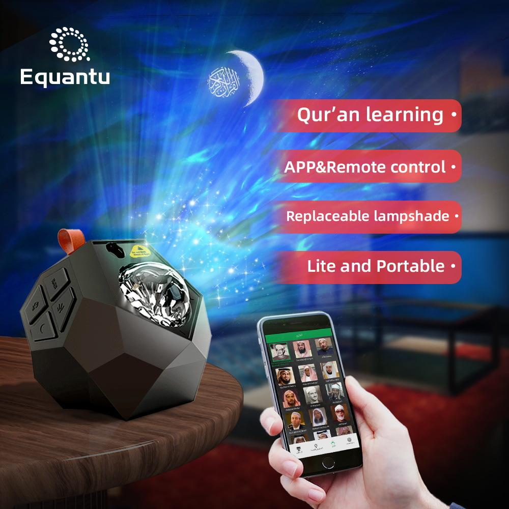 LED Qur'an Touch Lamp loa bluetooth loa không dây night night loa Qur'an loa Star Moon Ứng dụng điều khiển ứng dụng Qur'an loa