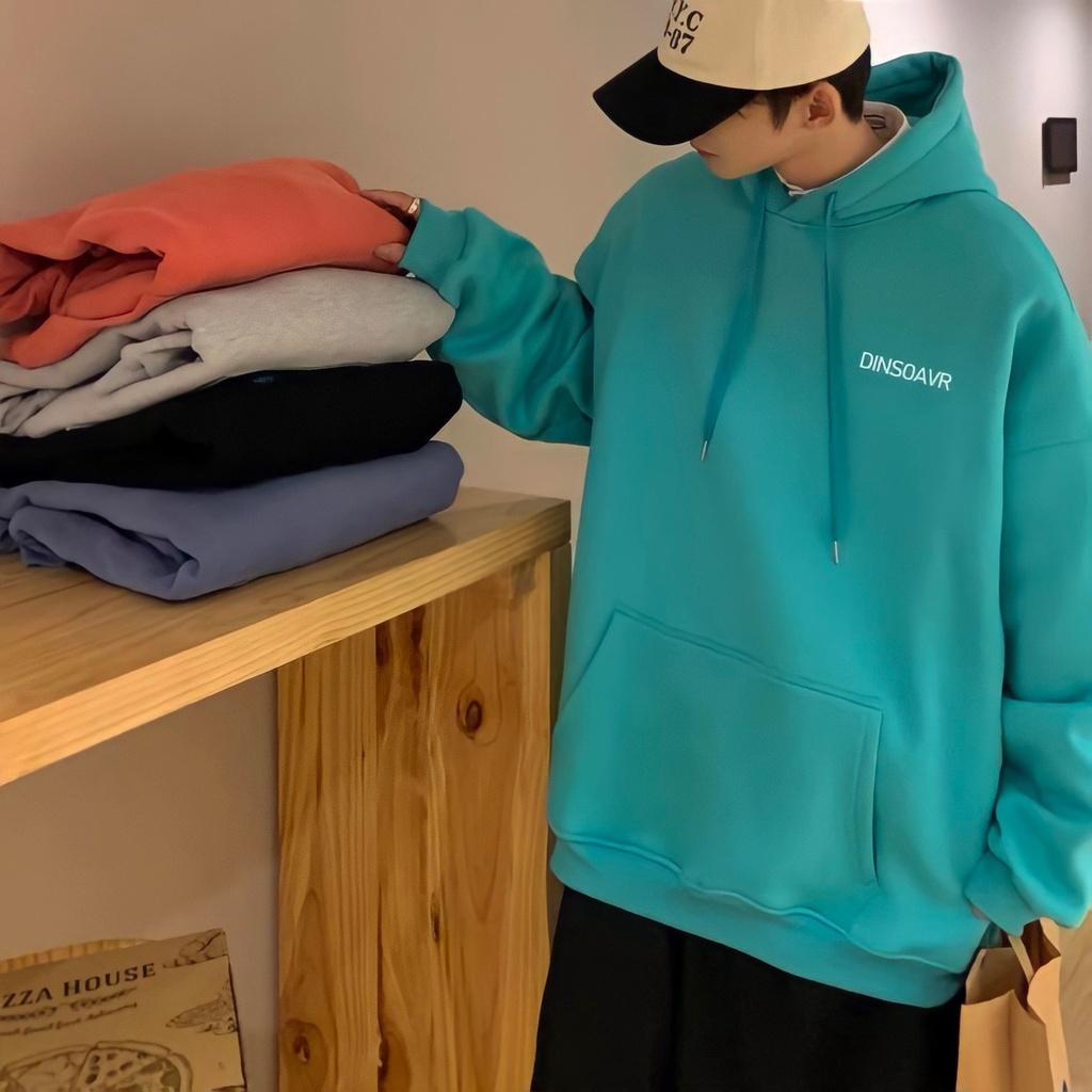 Áo Hoodie Nỉ Nam Nữ Unisex DINSOAVR Mũ Trùm