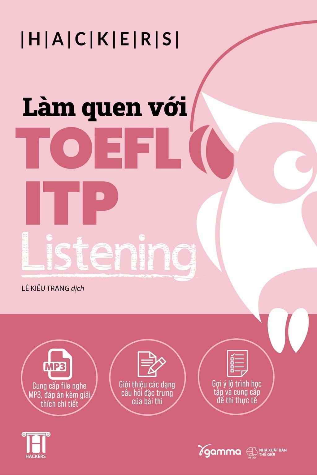 HACKERS TOEFL ITP: Làm Quen Với TOEFL ITP - Listening - Bản Quyền