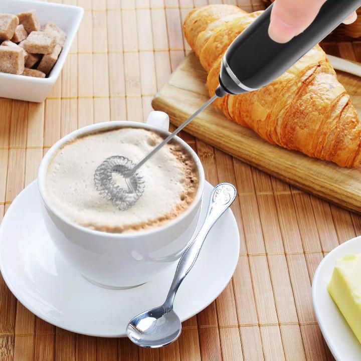 Máy Tạo Bọt Cafe, Sữa, Đánh Trứng Mini Cầm Tay Mfb1501D Kích Thước Nhỏ Gọn, Tiện Dụng  - Giao Hàng Toàn Quốc