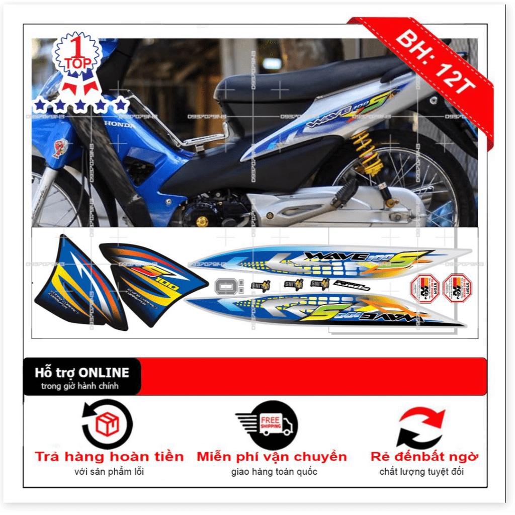 Tem rời dành cho wave S 100 bạc xanh