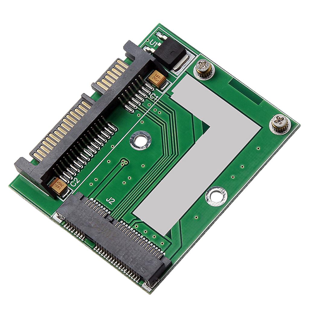 Mini Pcie mSATA SSD to 2.5'' SATA 6Gbps Adapter Converter Card 30x50mm