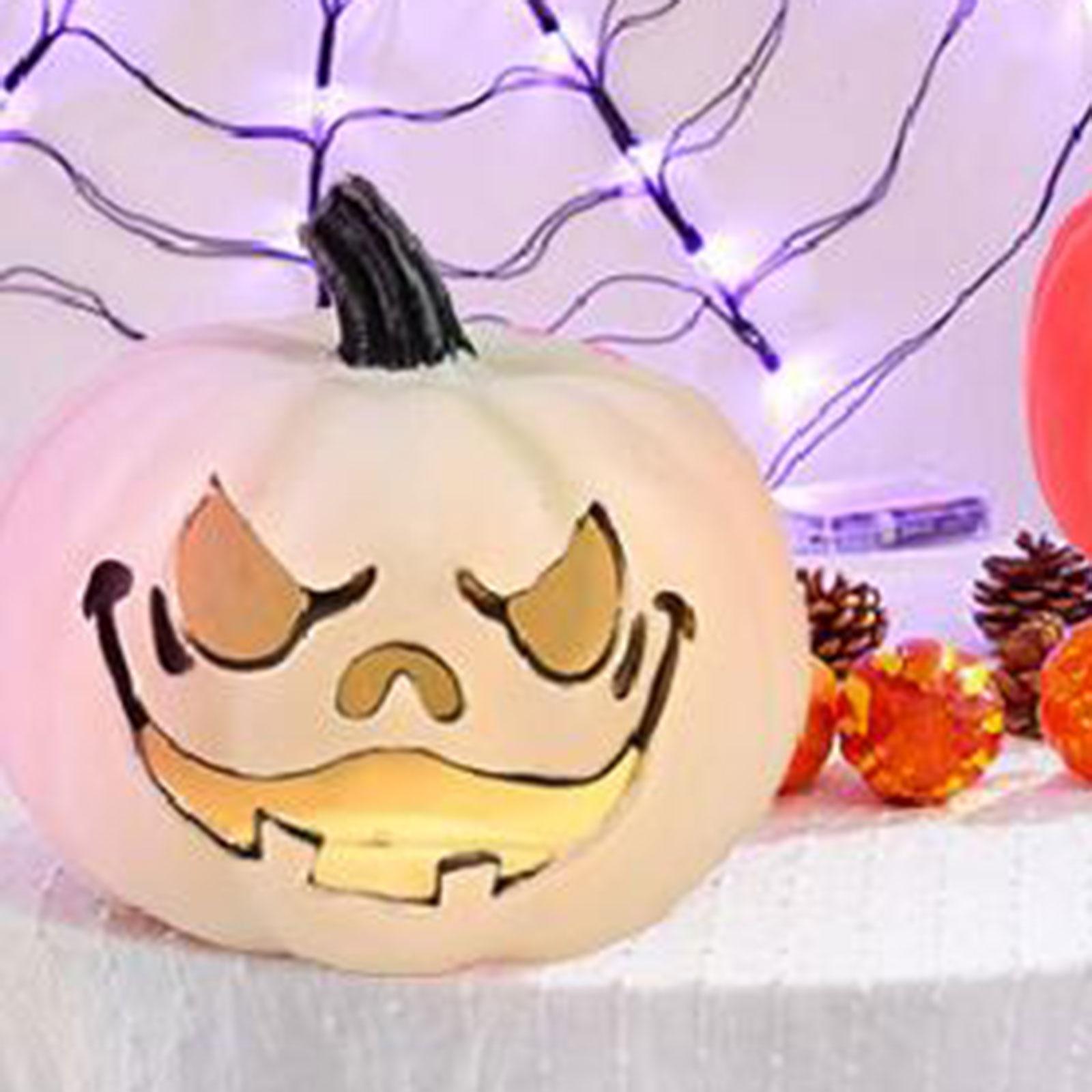 Halloween Pumpkin Lantern for Haunted House Harvest Thanksgiving Decoration