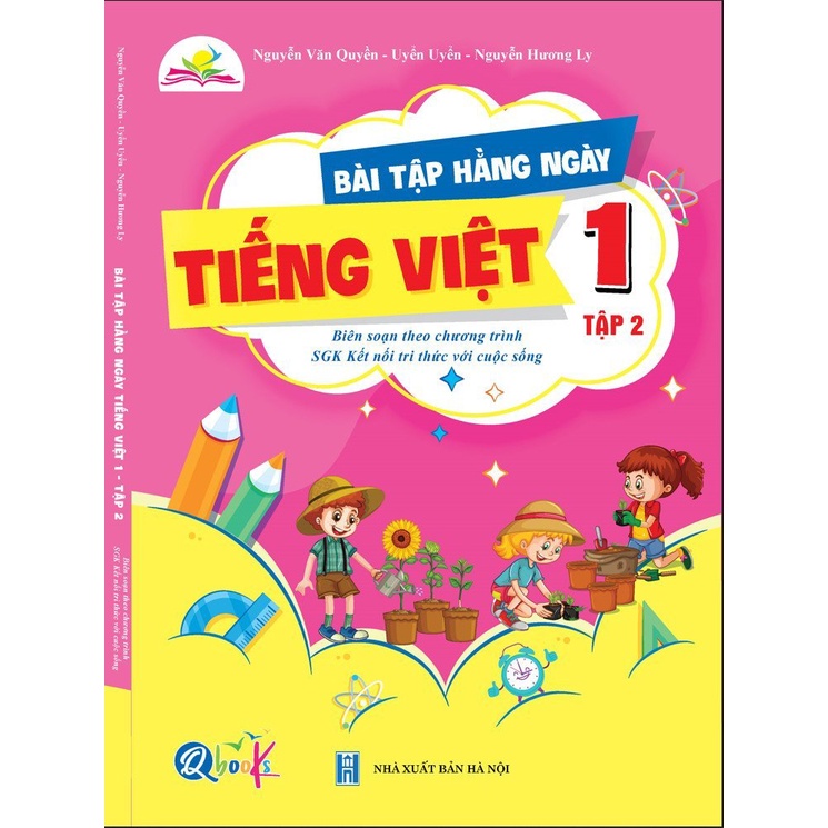 Combo Bài Tập Hằng Ngày Toán Và Tiếng Việt Lớp 1 - Tập 2 - Kết Nối Tri Thức