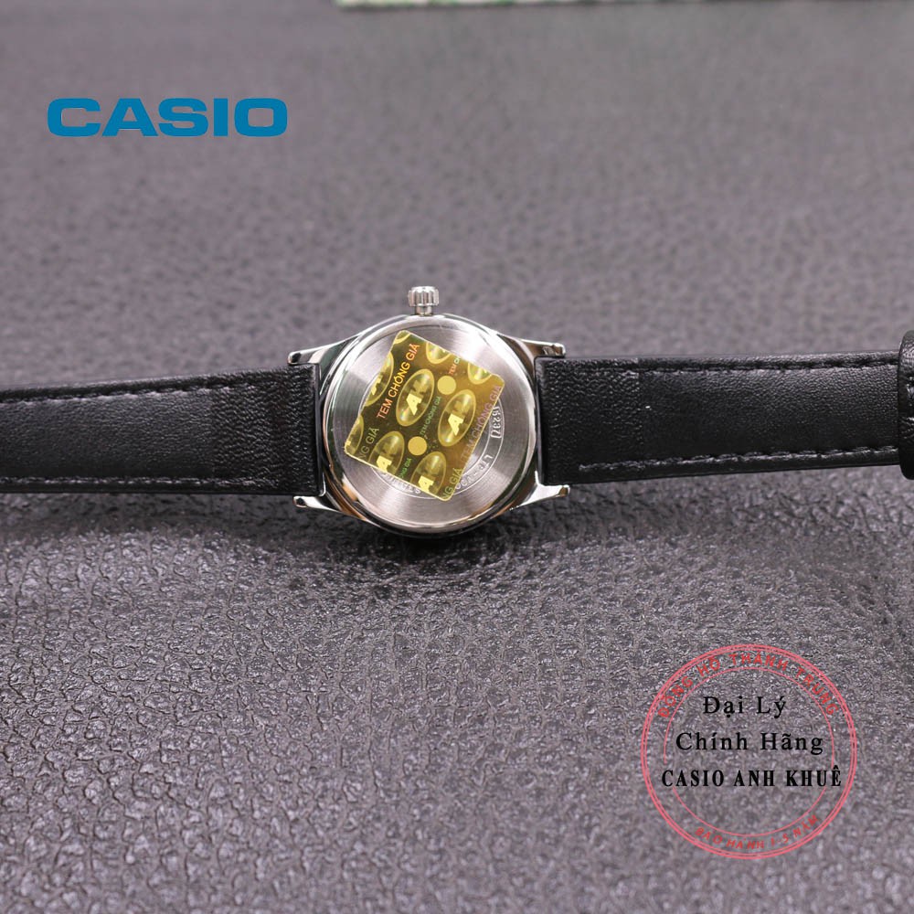 Đồng Hồ Nữ Casio LTP-V006L-1B2UDF Dây Da